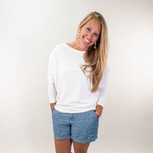 Ivory Dolman Sleeve Comfy Top